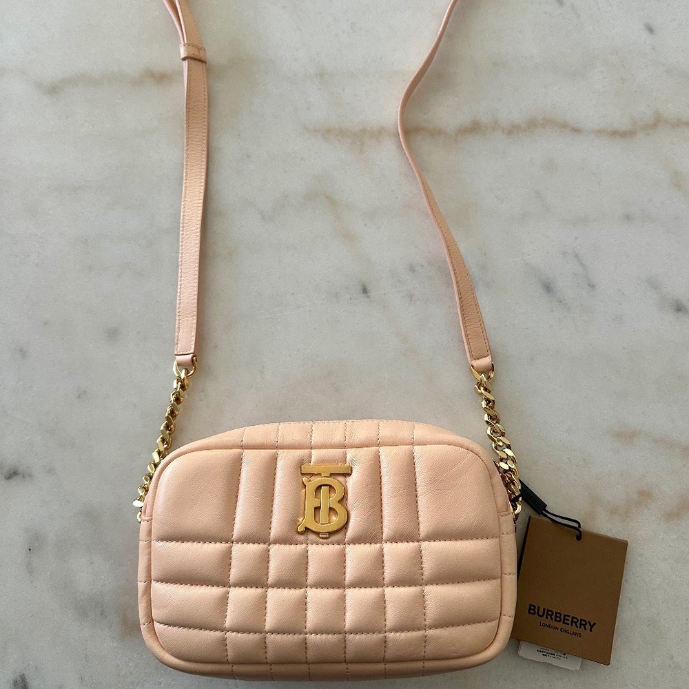 NWT Authentic Burberry Quilter Lola Camera Bag